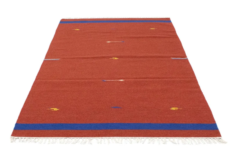 Kelim Modern Teppich 120x180cm - rot