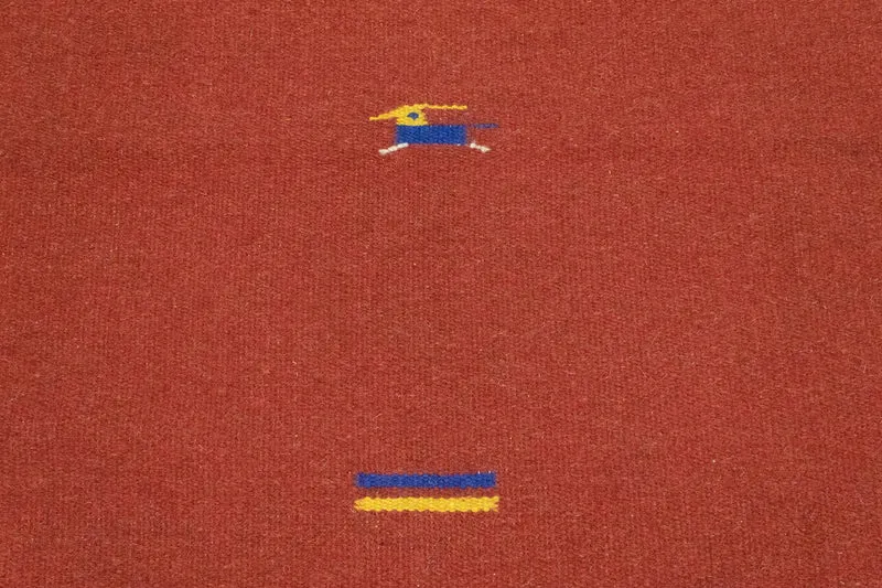 Kelim Modern Teppich 120x180cm - rot