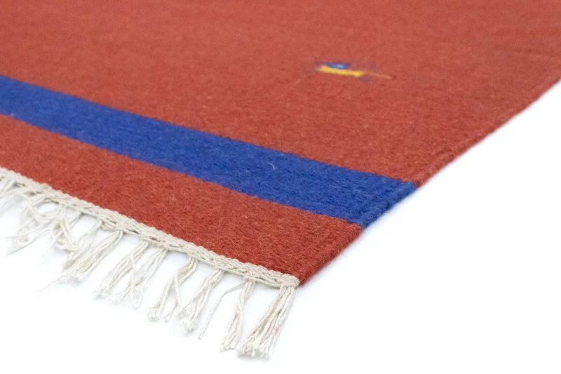 Kelim Modern Teppich 120x180cm - rot