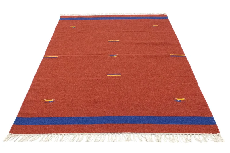 Kelim Modern Teppich 120x180cm - rot