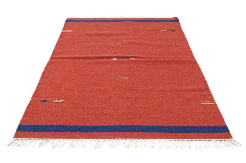 Kelim Modern Teppich 120x180cm - rot