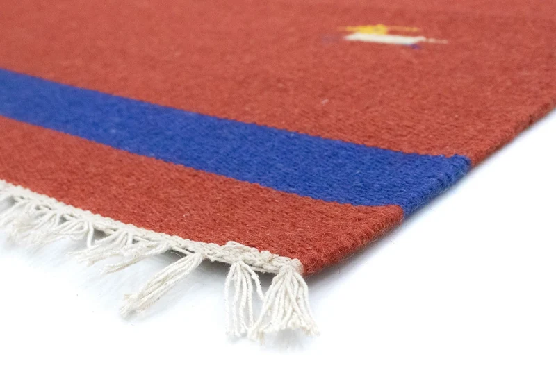 Kelim Modern Teppich 120x180cm - rot