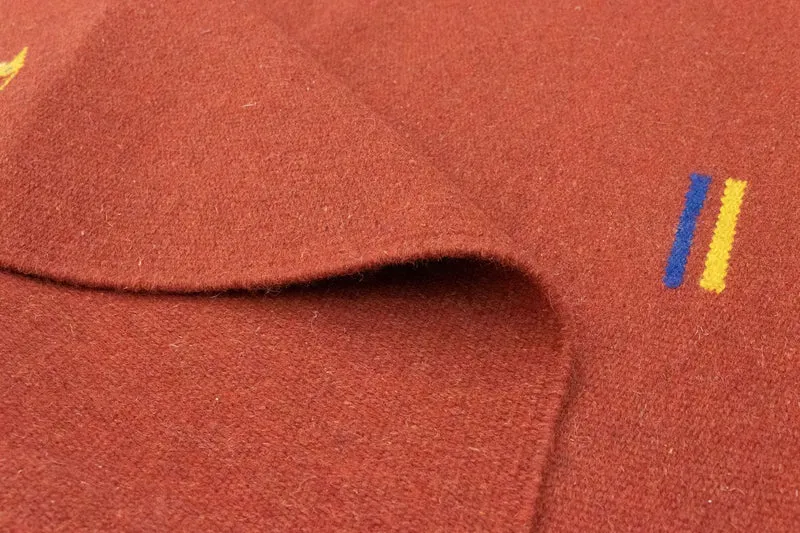 Kelim Modern Teppich 120x180cm - rot