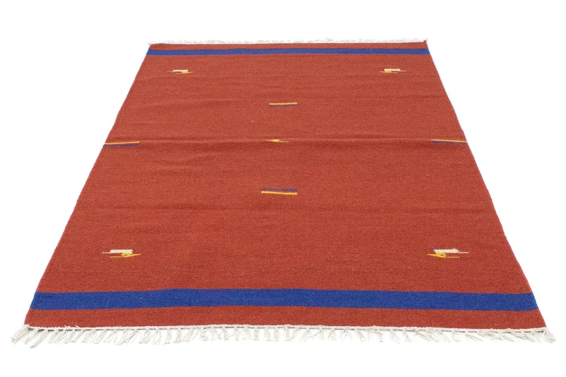 Kelim Modern Teppich 120x180cm - rot
