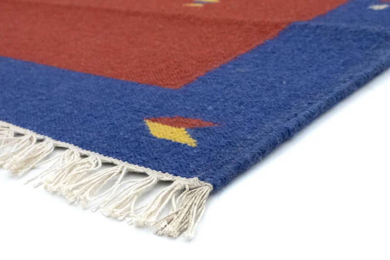 Kelim Modern Teppich 120x180cm - rot