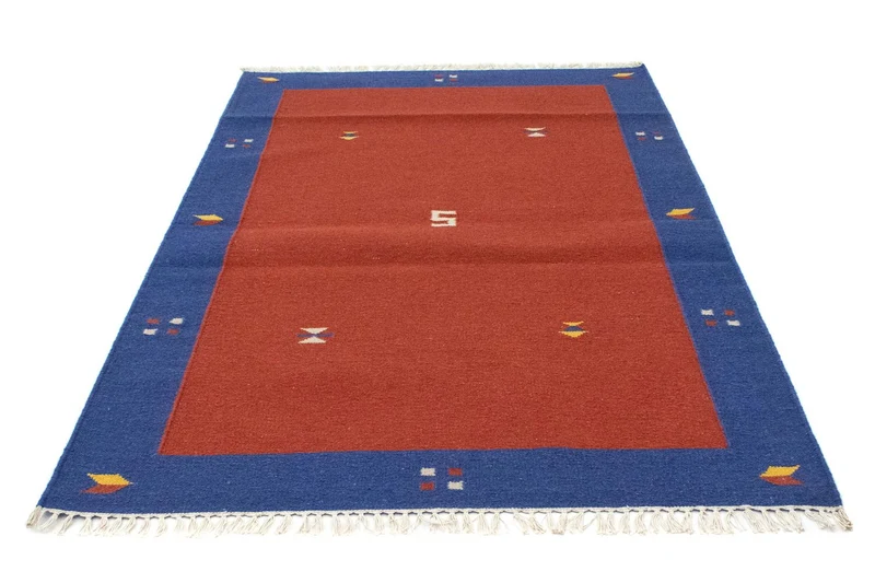 Kelim Modern Teppich 120x180cm - rot