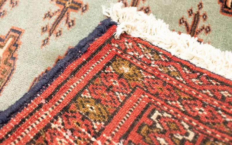 Turkaman Teppich 50x100cm - Orientteppich - rot