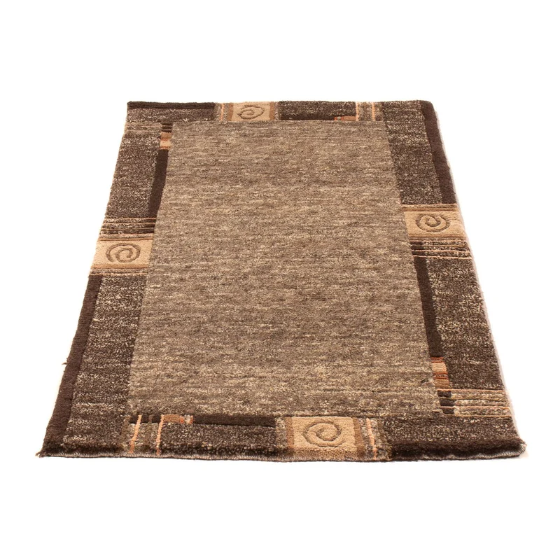 Nepal Teppich 70x140cm - Wollteppich - mehrfarbig
