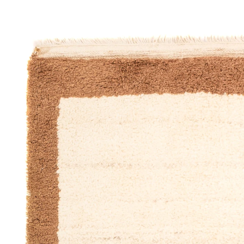 Gabbeh Teppich Indus 95x152cm - Wollteppich - beige