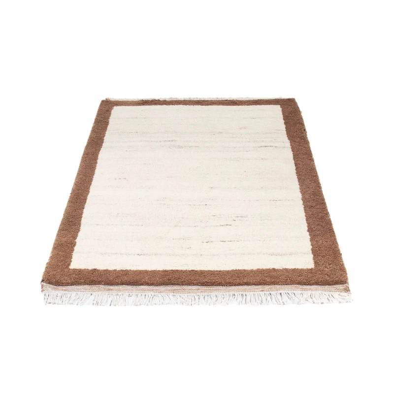 Gabbeh Teppich Indus 95x152cm - Wollteppich - beige
