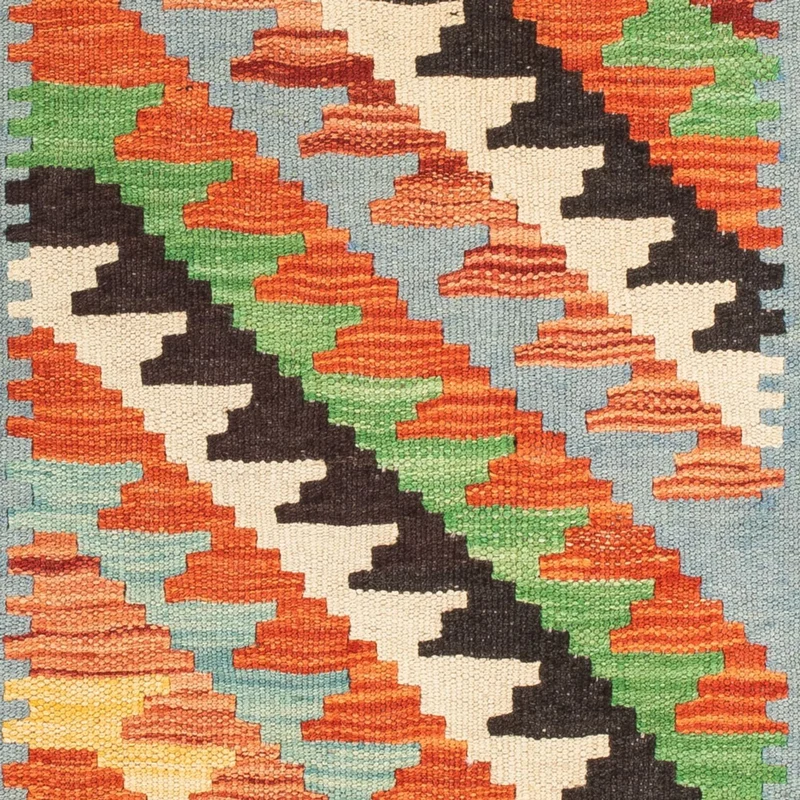 Kelim Maimene Teppich 63x89cm - mehrfarbig