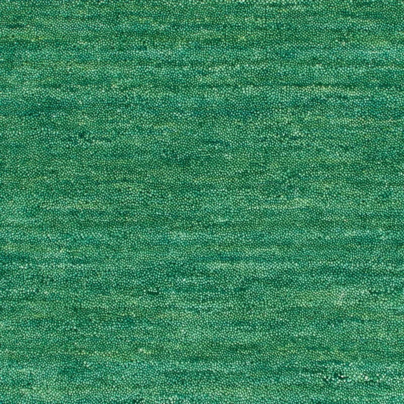 Gabbeh Teppich Softy 60x90cm - Wollteppich - grün