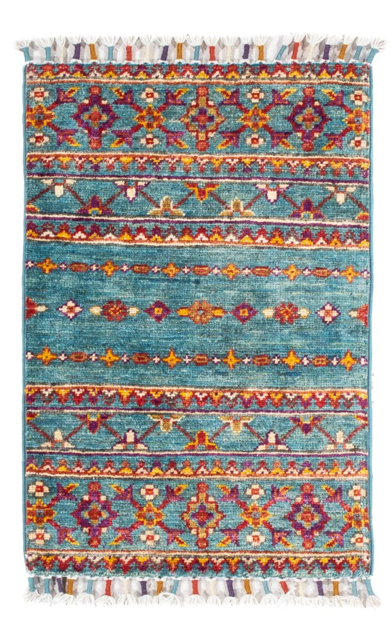 Ariana Teppich 40x61cm - Orientteppich - türkis