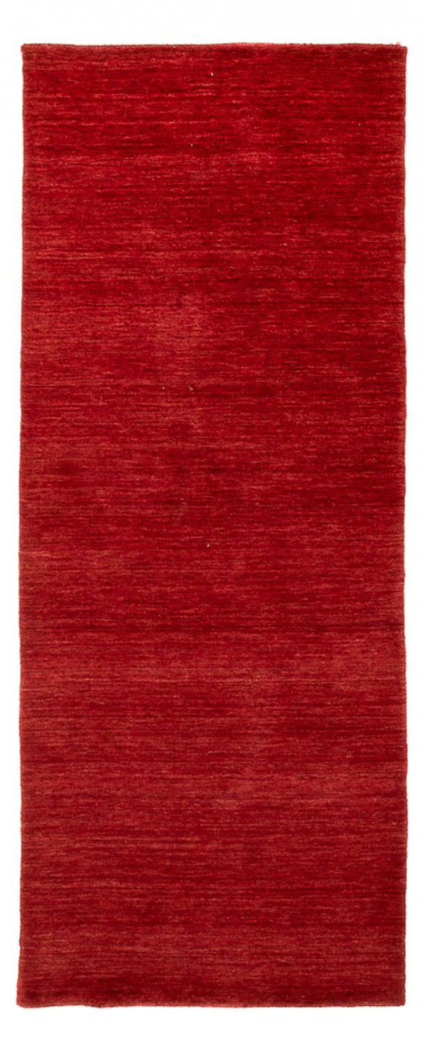 Gabbeh Teppich Indus 80x200cm - Wollteppich - rot