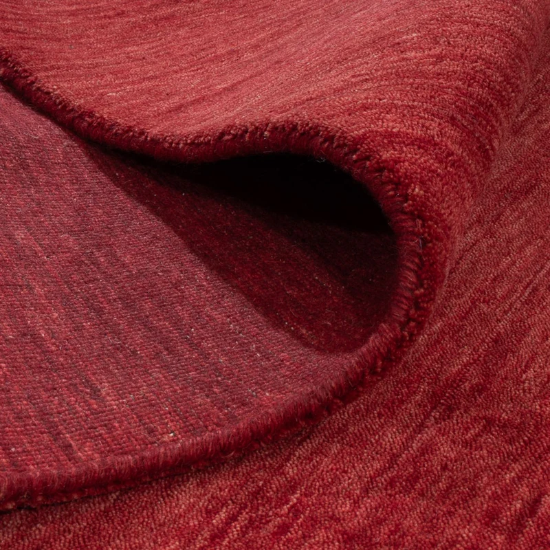 Gabbeh Teppich Indus 80x200cm - Wollteppich - rot