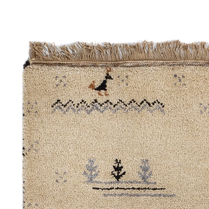 Gabbeh Teppich - Indus - 90 x 160 cm - beige