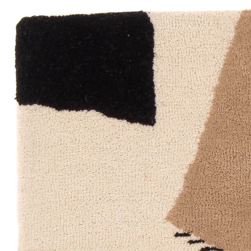 Wollteppich 60x90cm - beige
