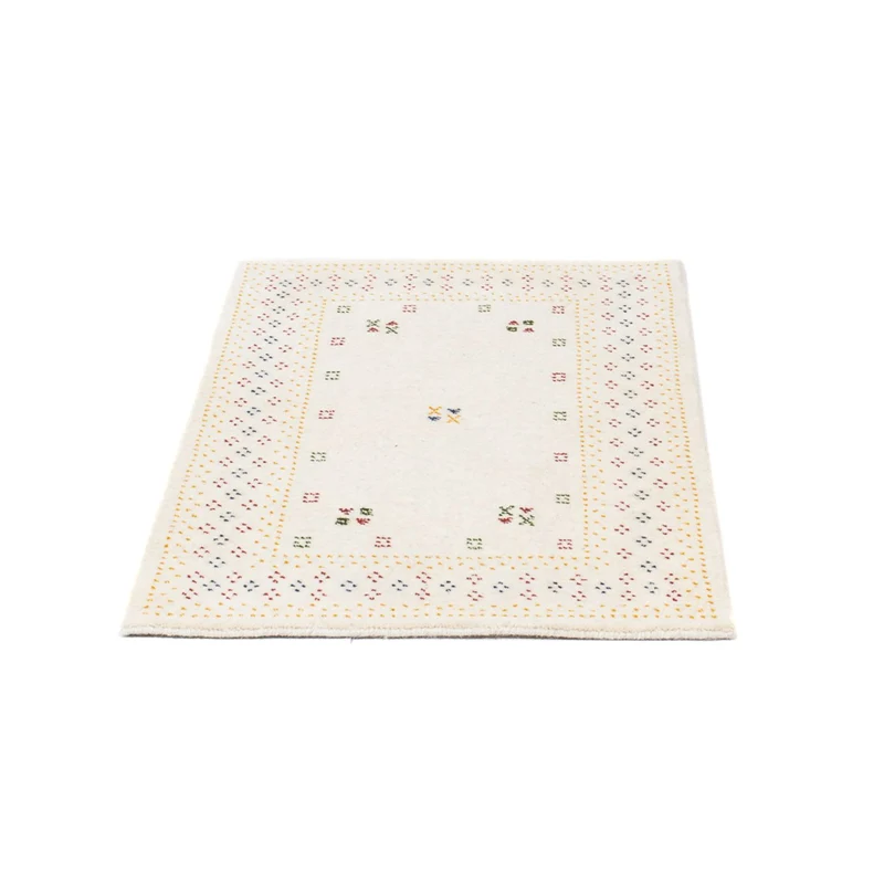 Loribaft Loom Teppich 60x90cm - Wollteppich - beige