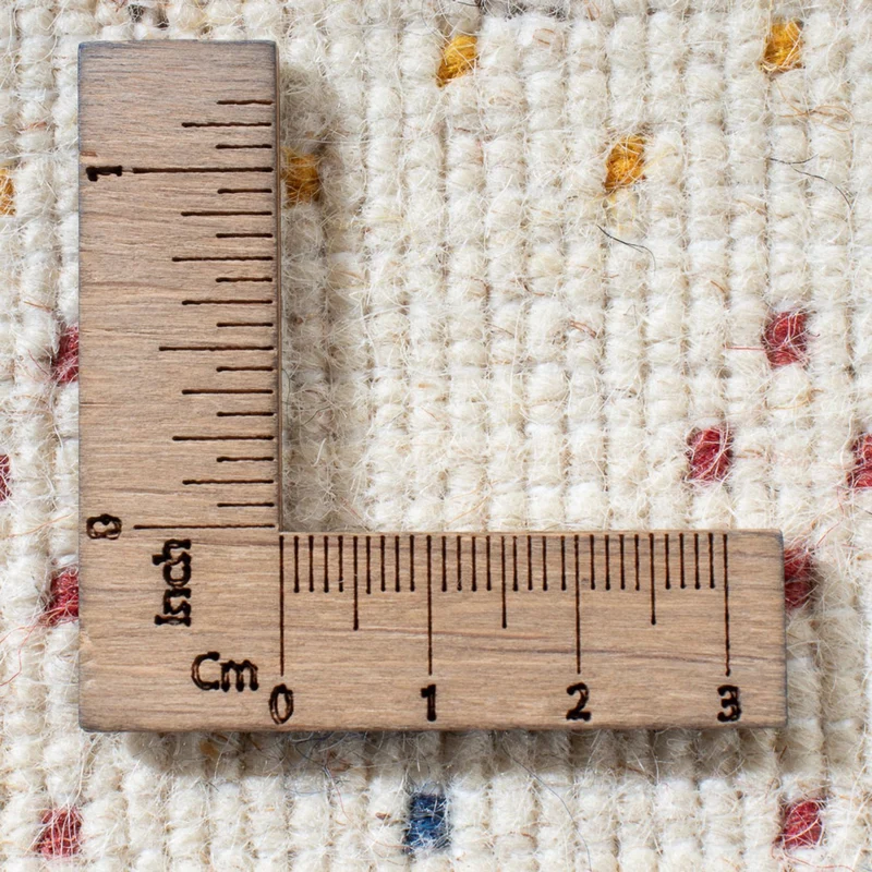 Loribaft Loom Teppich 60x90cm - Wollteppich - beige