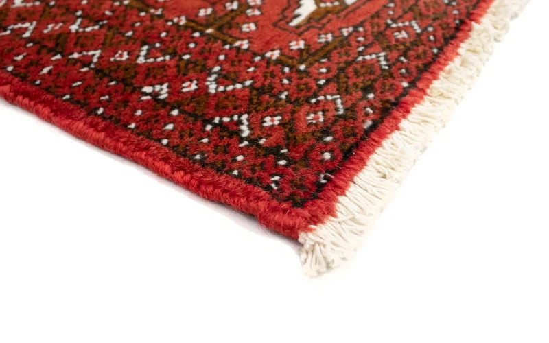Turkaman Teppich 50x100cm - Orientteppich - rot