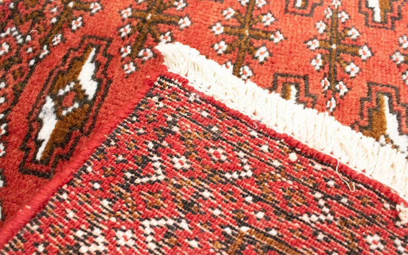 Turkaman Teppich 50x100cm - Orientteppich - rot