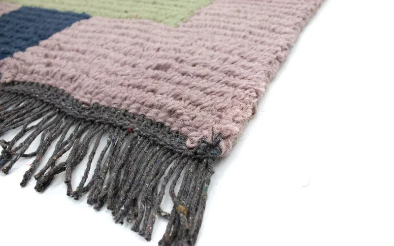 Nepal Teppich 70 x 140 cm - mehrfarbig