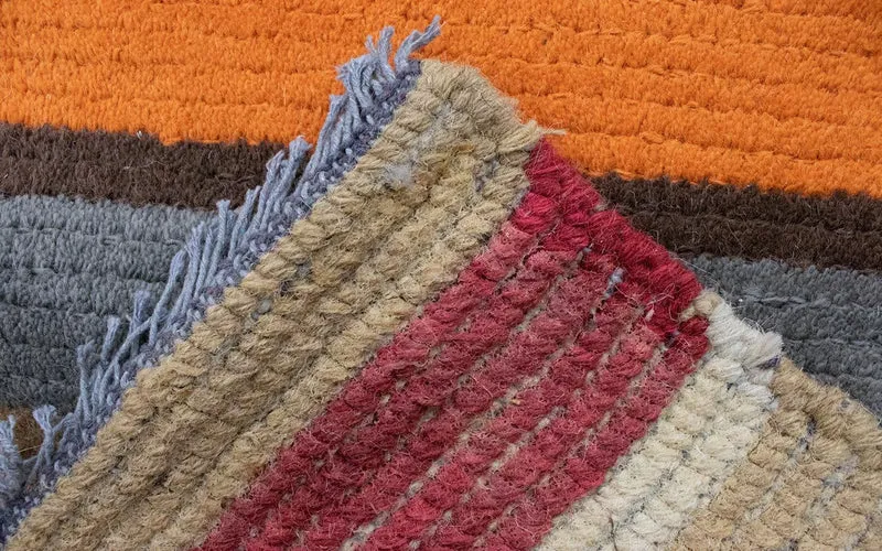 Nepal Teppich 70 x 140 cm - mehrfarbig
