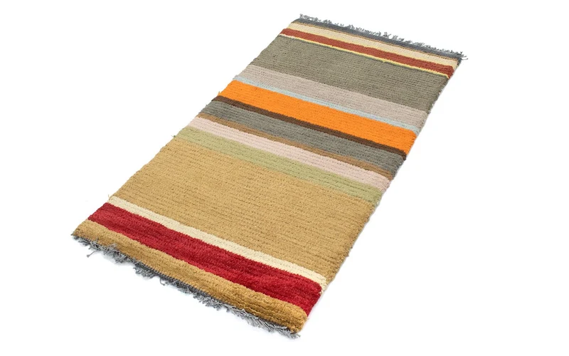 Nepal Teppich 70 x 140 cm - mehrfarbig
