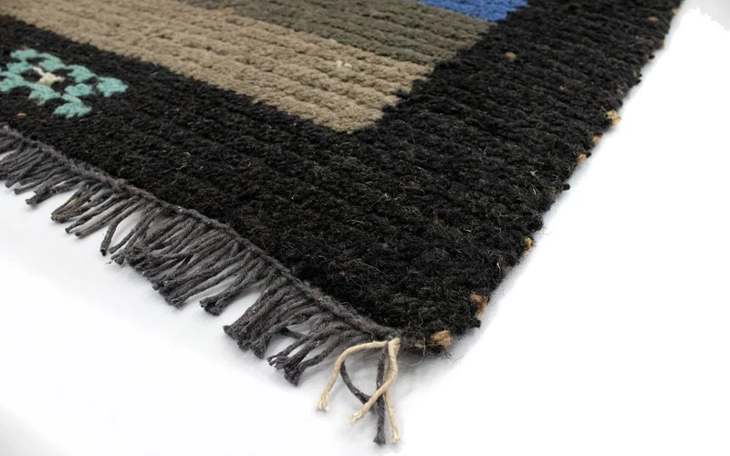 Nepal Teppich 70x140cm - Wollteppich - mehrfarbig