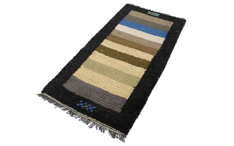 Nepal Teppich 70x140cm - Wollteppich - mehrfarbig