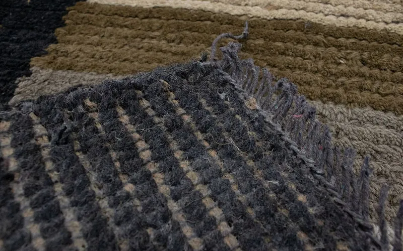 Nepal Teppich 70x140cm - Wollteppich - mehrfarbig