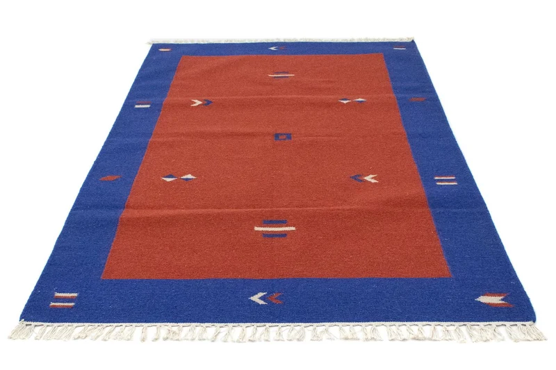 Kelim Modern Teppich 120x180cm - rot