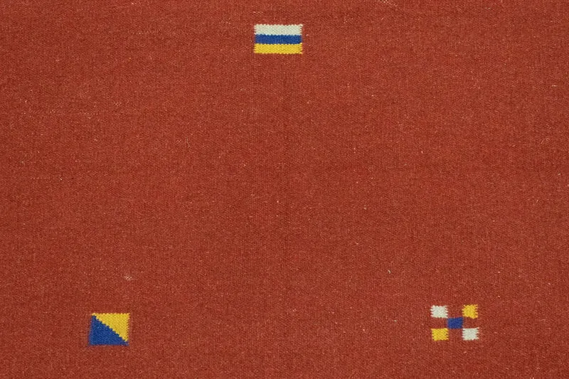 Kelim Modern Teppich 120x180cm - rot