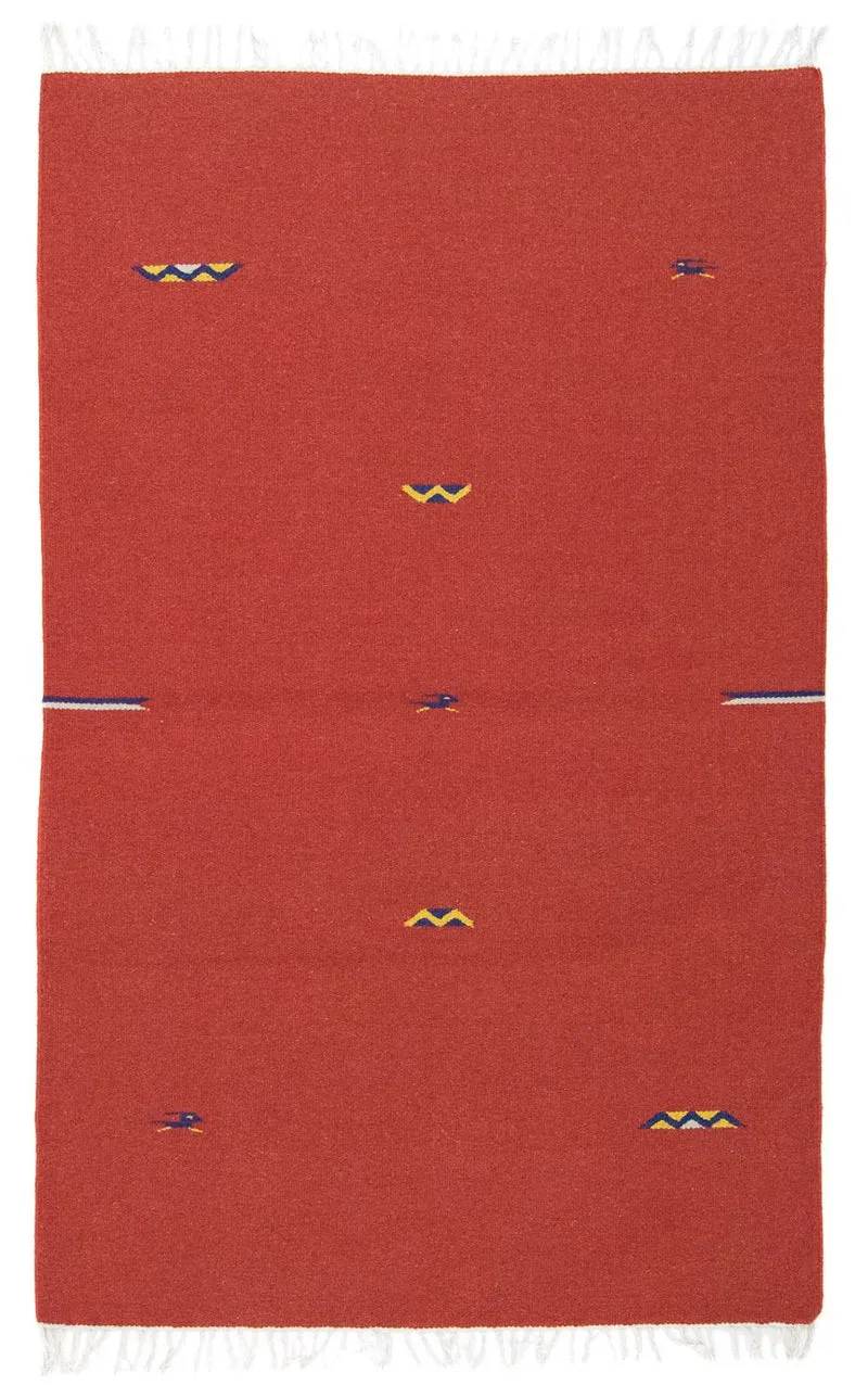Kelim Modern Teppich 120x180cm - rot