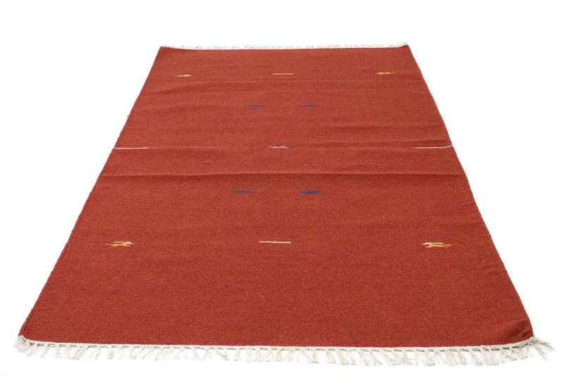 Kelim Modern Teppich 120x180cm - rot