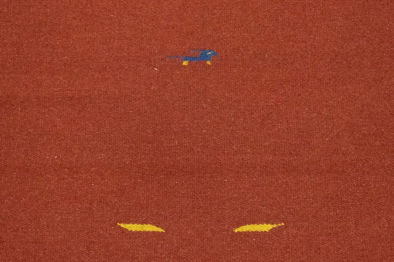 Kelim Modern Teppich 120x180cm - rot