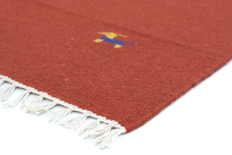 Kelim Modern Teppich 120x180cm - rot