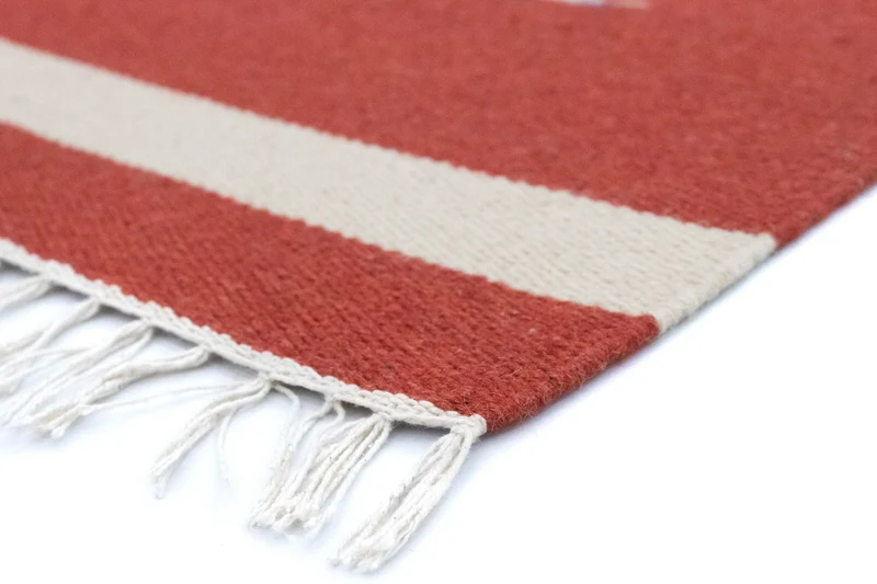 Kelim Modern Teppich 120x180cm - rot