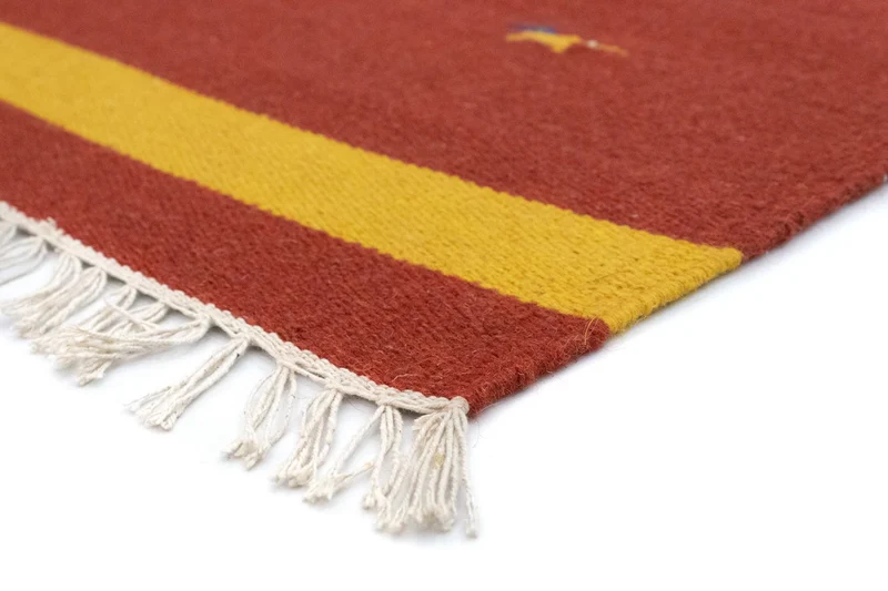 Kelim Modern Teppich 120x180cm - rot