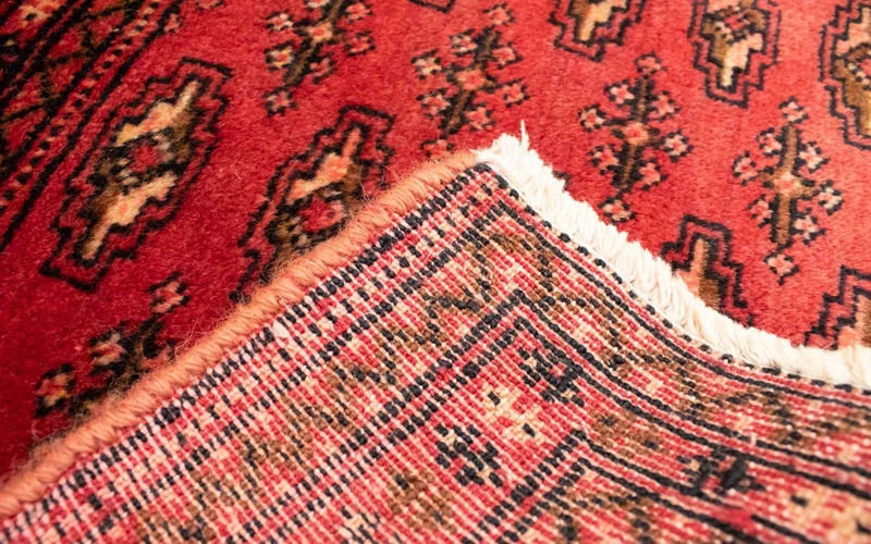 Turkaman Teppich 50x100cm - Orientteppich - rot