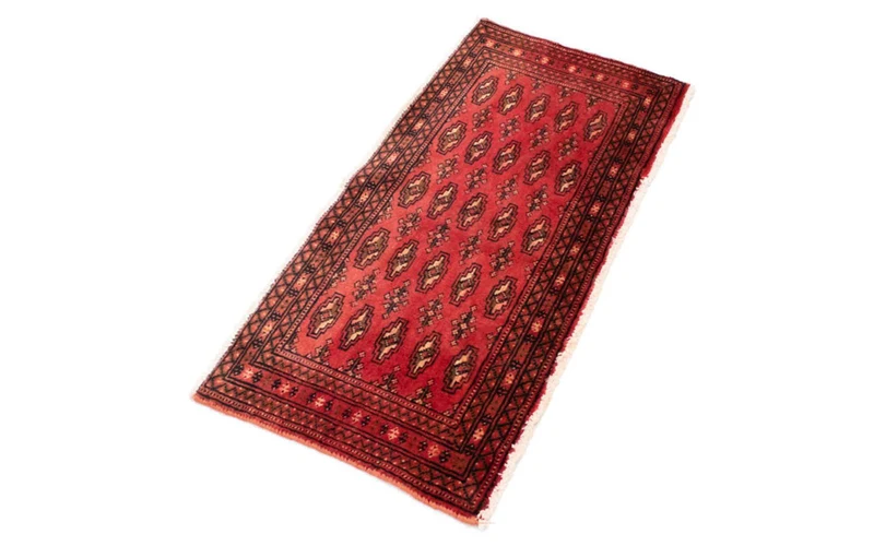 Turkaman Teppich 50x100cm - Orientteppich - rot