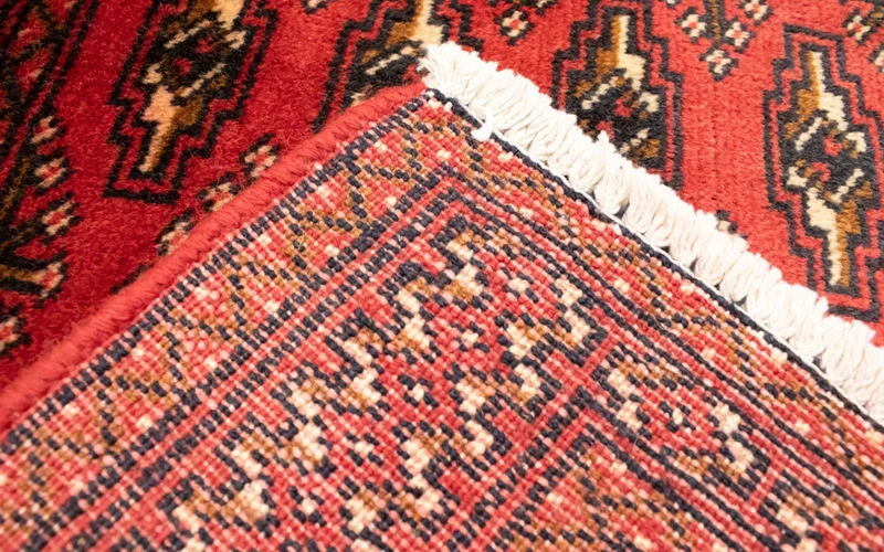 Turkaman Teppich 50x100cm - Orientteppich - rot