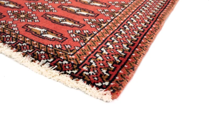 Turkaman Teppich 50x100cm - Orientteppich - rot