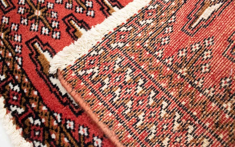 Turkaman Teppich 50x100cm - Orientteppich - rot