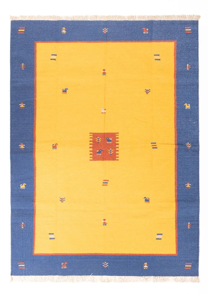 Kelim Modern Teppich 170x240cm - mehrfarbig