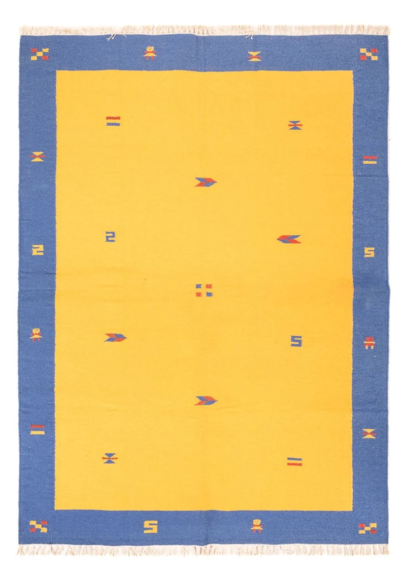 Kelim Modern Teppich 170x240cm - mehrfarbig
