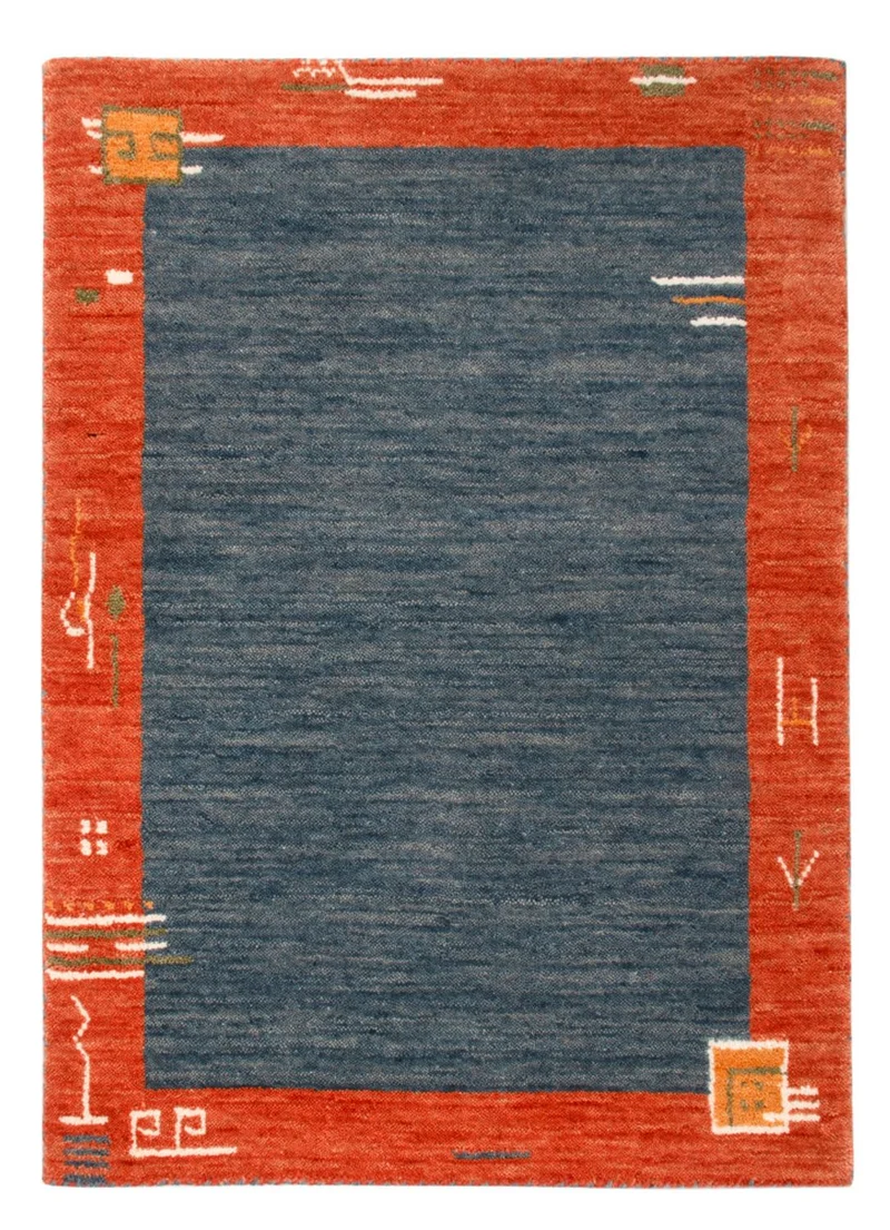Gabbeh Teppich - Softy - 60 x 90 cm - blau