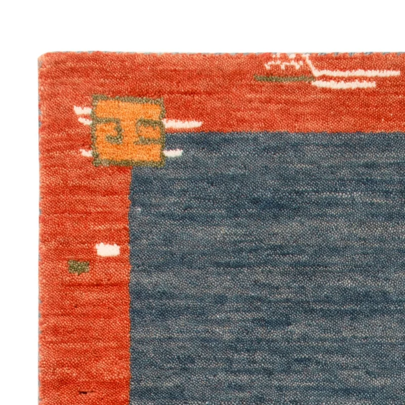 Gabbeh Teppich - Softy - 60 x 90 cm - blau