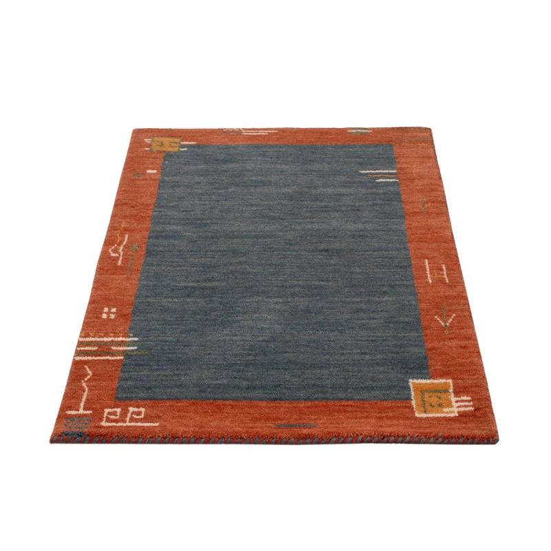 Gabbeh Teppich - Softy - 60 x 90 cm - blau