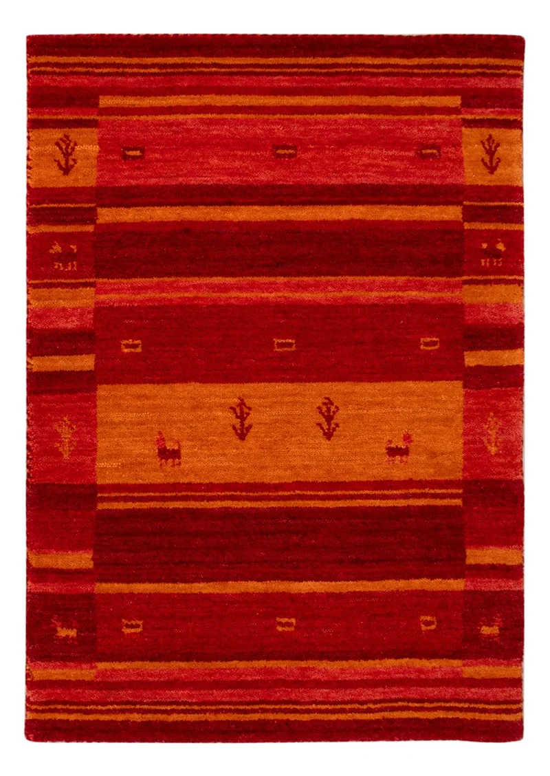 Gabbeh Teppich - Softy - 60 x 90 cm - rot